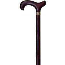 Birch Timber Cane with a Brass Collar