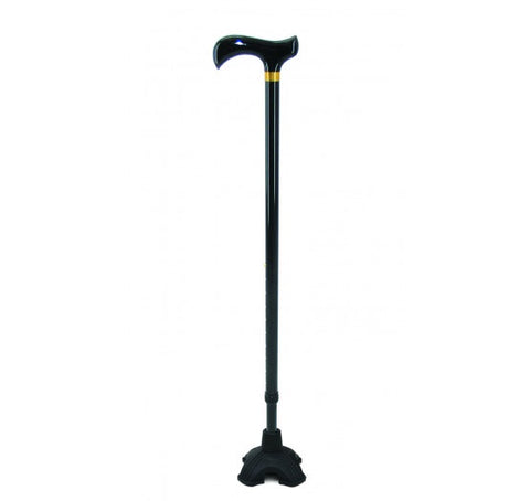 Walking Stick, T-Handle with Free Standing Stability Foot