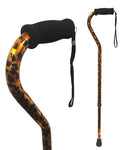 Swan Walking Cane - Leopard Print