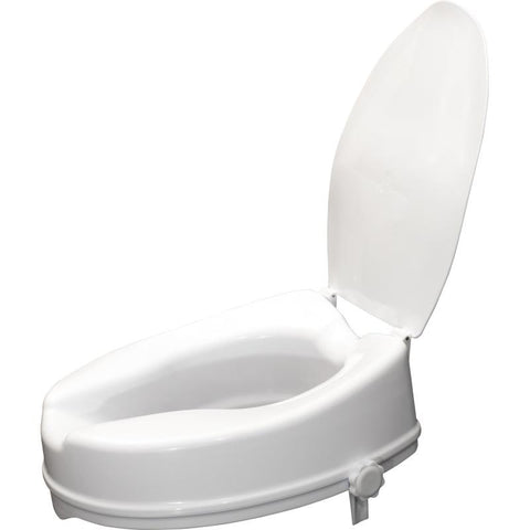 Raised Toilet Seat with lid